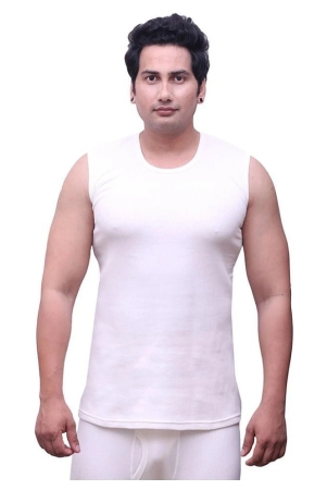 selfcare-white-cotton-mens-thermal-tops-pack-of-1-xs