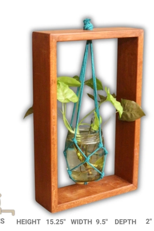 barish-table-top-planter-wooden-frame-single-handcrafted-with-rubberwood-wooden-frame-with-glass-mason-jars-indoor-planter-with-stand-1525-x-95-x-2-inches