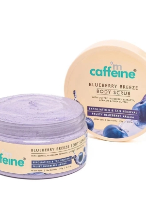 mCaffeine Blueberry Breeze Body Scrub 175gm (Pack of 1)