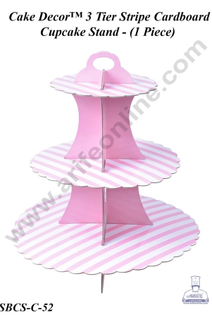 cake-decor-3-tier-stripe-cardboard-cupcake-stand-1-piece-pink