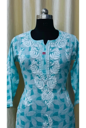 pure-cotton-kurti-44xxl-mint-green-pure-mulmul-printed-cotton