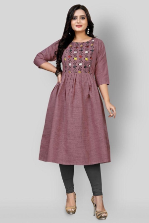 rangrasiya-pink-cotton-blend-womens-flared-kurti-pack-of-1-none