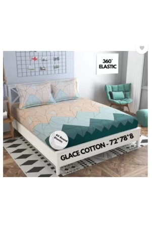 glace-cotton-3d-geometric-print-double-bedsheet-with-2-pillow-covers-72x78