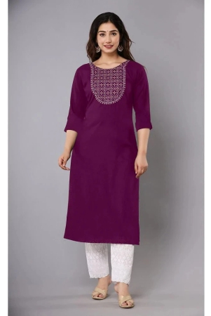 jash-creation-magenta-rayon-womens-straight-kurti-pack-of-1-none