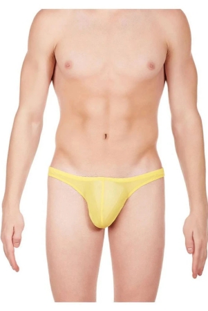 La Intimo Nylon Mens Trunks ( Yellow ) - M