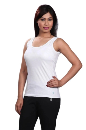 Selfcare White Camisoles - M