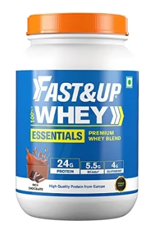 fastup-essentials-whey-protein-isolate-blend-rich-chocolate-flavour-30-servings-24g-protein-55g-bcaa-4g-glutamine-21-lbs-960gm