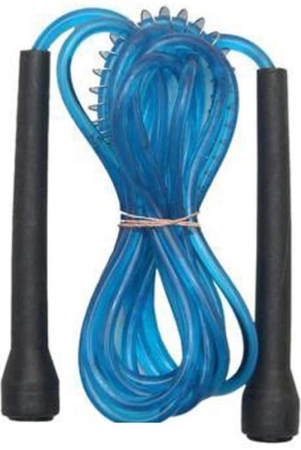 Finest Sleek Pencil Skipping Rope Gym for Gym Fitness - Blue