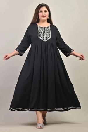 swasti-black-cotton-blend-womens-anarkali-kurti-pack-of-1-none