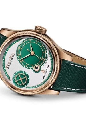 doublerun-green-leather-analog-mens-watch