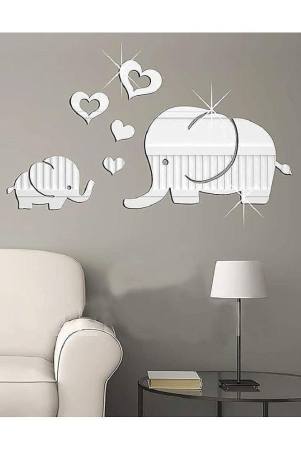 asmi-collection-beautiful-cute-baby-elephants-acrylic-mirror-wall-sticker-25-x-50-cms-