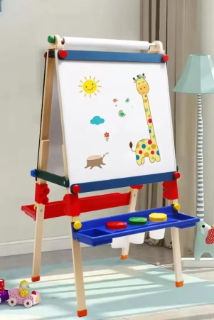 art-easel-with-adjustable-magnetic-board-paper-roll-and-storage