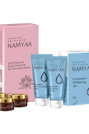 namyaa-underarm-care-kit-combo-pack-of-underarm-lightening-kit-100g-intimate-solid-perfumes-45g-lightens-skin-tone-controls-odour