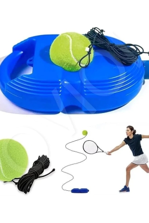 sevriza-tennis-trainer-rebound-ball-with-string-solo-tennis-trainer-set-self-tennis-practice-ball-with-string-cricket-trainer-rebound-ball-with-rope-fill-sand-or-water-multicolor-no-racke