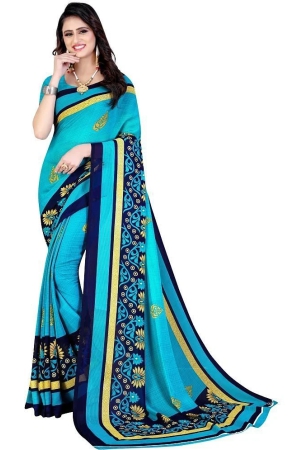 leelavati-light-blue-georgette-saree-with-blouse-piece-pack-of-1-light-blue