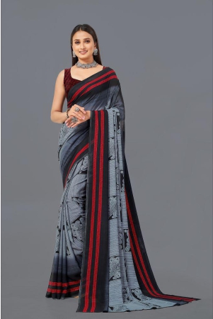 leelavati-grey-georgette-saree-with-blouse-piece-pack-of-1-grey