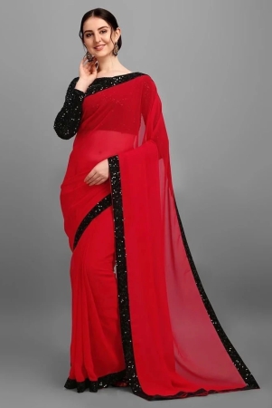 a-to-z-cart-georgette-embellished-saree-with-blouse-piece-red-pack-of-1-red