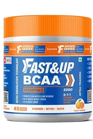 fastup-bcaa-basic-45-servings-orange-flavour-bcaa-supplement-powder-with-211-ideal-ratio-leucine-isoleucine-valine-prepost-intra-workout-supplement-for-recovery-performance-boost-white