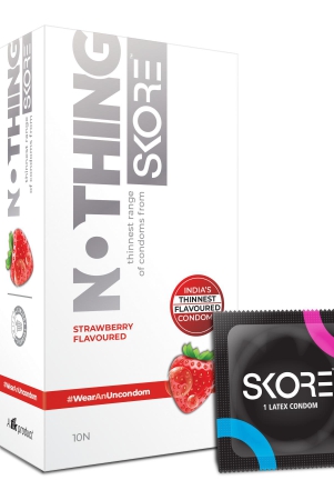 skore-nothing-strawberry-condoms-10s