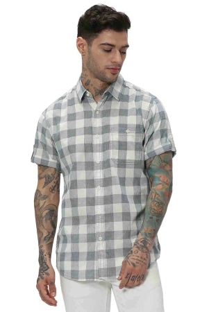 square-check-shirt