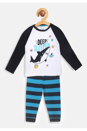 lazy-shark-boys-nightwear-tshirt-pyajama-set-none