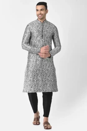 ahbabi-mens-printed-dupion-silk-kurta-pyjama-set-silver-black-m