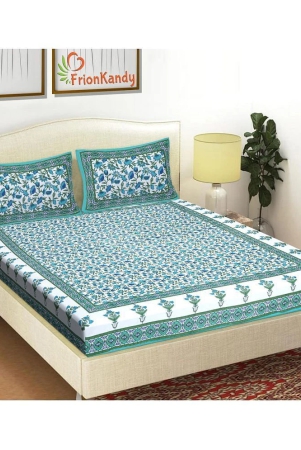 frionkandy-living-cotton-abstract-double-bedsheet-with-2-pillow-covers-turquoise-turquoise