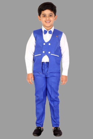 dkgf-fashion-navy-blue-cotton-blend-boys-shirt-pants-pack-of-1-none