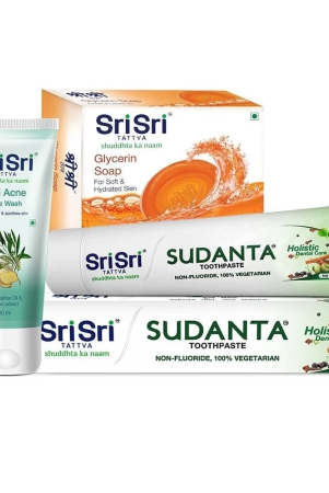 getting-ready-refreshment-combo-anti-acne-face-wash-glycerin-soap-sudanta-toothpaste