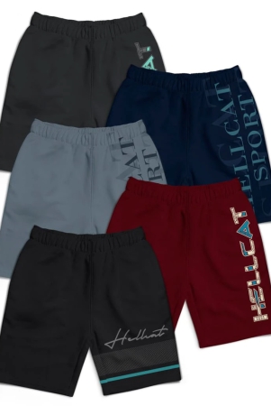 trendy-typographic-with-branding-printed-shorts-for-girls-pack-of-5