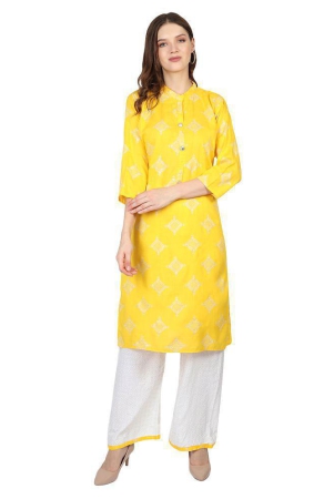 arshia-fashions-yellow-straight-rayon-womens-stitched-salwar-suit-pack-of-1-xl