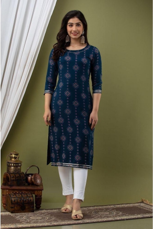 lee-moda-blue-rayon-womens-straight-kurti-pack-of-1-xxl