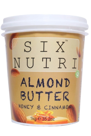 sixnutri-all-natural-stone-ground-keto-vegan-diet-almond-butter-with-honey-and-cinnamon-1kg