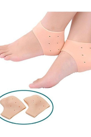 Silicone Heel Socks - None