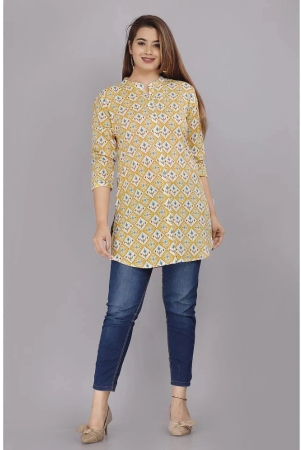 jc4u-yellow-cotton-flex-womens-straight-kurti-pack-of-1-none