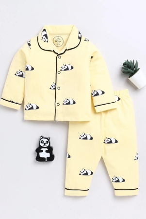 yellow-sleeping-panda-full-sleeve-night-suit-3-4-y