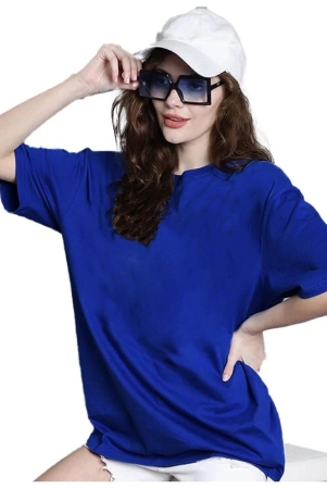 leotude-blue-cotton-blend-oversized-womens-t-shirt-pack-of-1-none