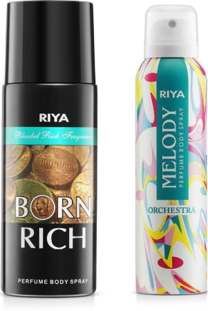 riya-born-rich-melody-deodorant-spray-perfume-for-unisex-300-pack-of-2-