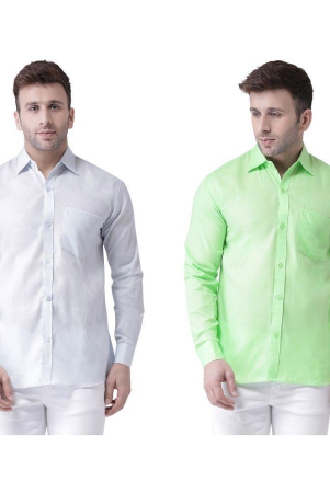 kloset-by-riag-100-cotton-regular-fit-solids-full-sleeves-mens-casual-shirt-fluorescent-green-pack-of-2-none