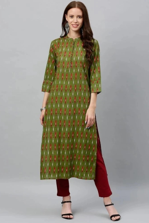 kipek-green-rayon-womens-straight-kurti-pack-of-1-none