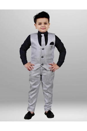 j-d-creation-grey-cotton-boys-indo-western-shirt-pant-with-waistcoat-set-pack-of-1-none