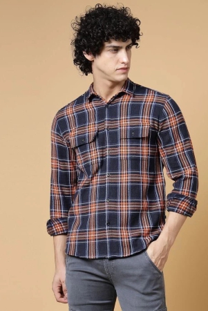 rigo-cotton-blend-regular-fit-checks-full-sleeves-mens-casual-shirt-blue-pack-of-1-none