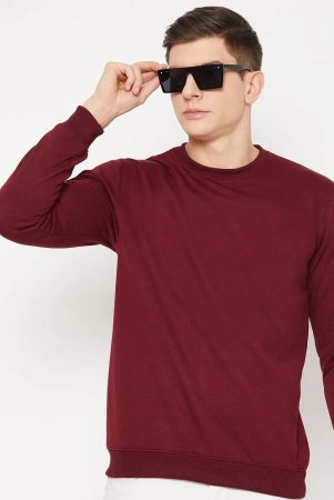 ubx-cotton-blend-round-neck-mens-sweatshirt-maroon-pack-of-1-none