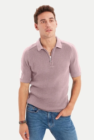 radprix-cotton-blend-regular-fit-self-design-half-sleeves-mens-t-shirt-pink-pack-of-1-none