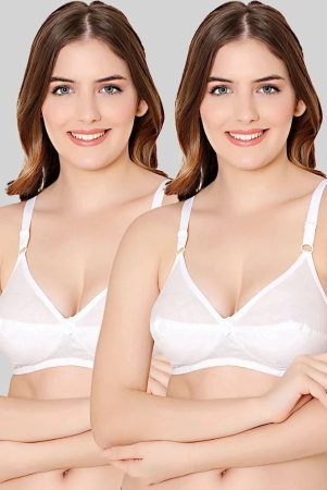 bodycare-white-cotton-blend-non-padded-womens-everyday-bra-pack-of-2-none