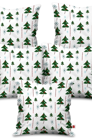 indigifts-christmas-gifts-xmas-trees-in-a-unique-seamless-pattern-printed-white-set-of-5-cushion-cover-16x16-inches-christmas-cushion-christmas-decorations-for-house-xmas-decorations