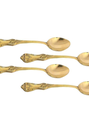 a-h-enterprises-brass-brass-tea-spoon-pack-of-4-brass