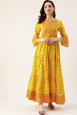 kbz-yellow-cotton-womens-a-line-dress-pack-of-1-none