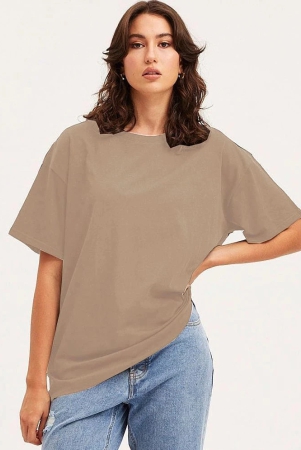 clafoutis-beige-cotton-womens-t-shirt-pack-of-1-none