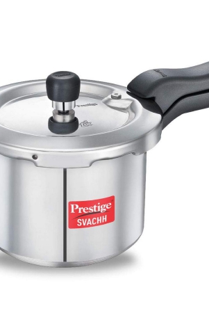 prestige-svachh-aluminium-anti-bulge-gas-and-induction-compatible-pressure-cooker-3-l-silver